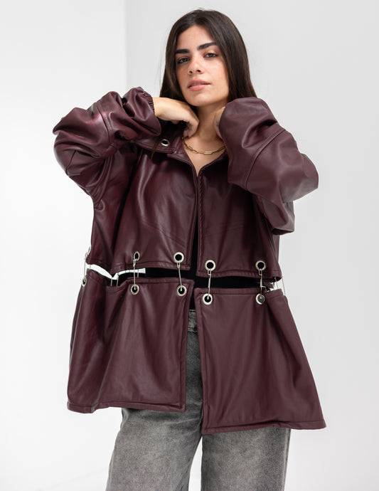 eyelits leather