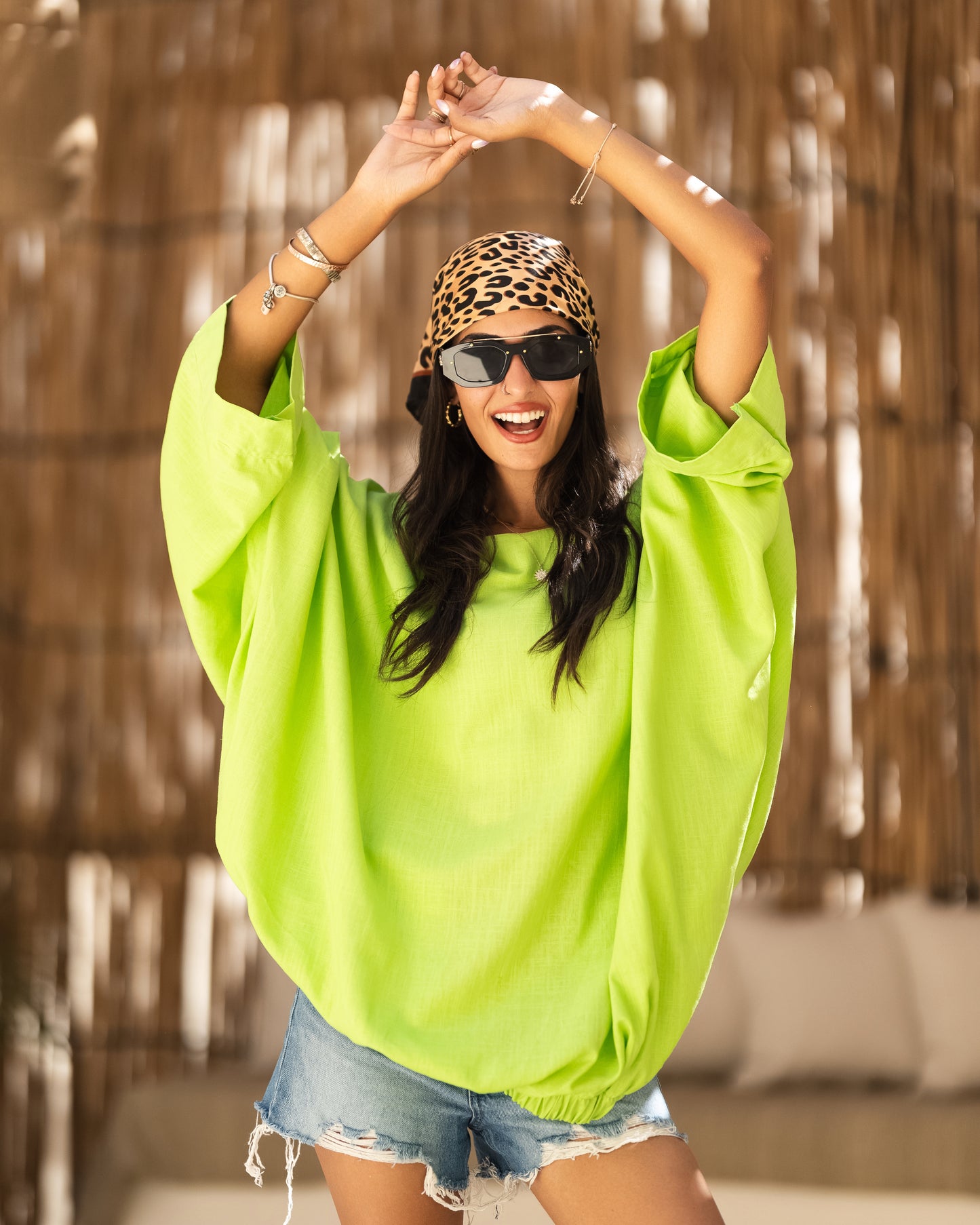 basic linen blouse