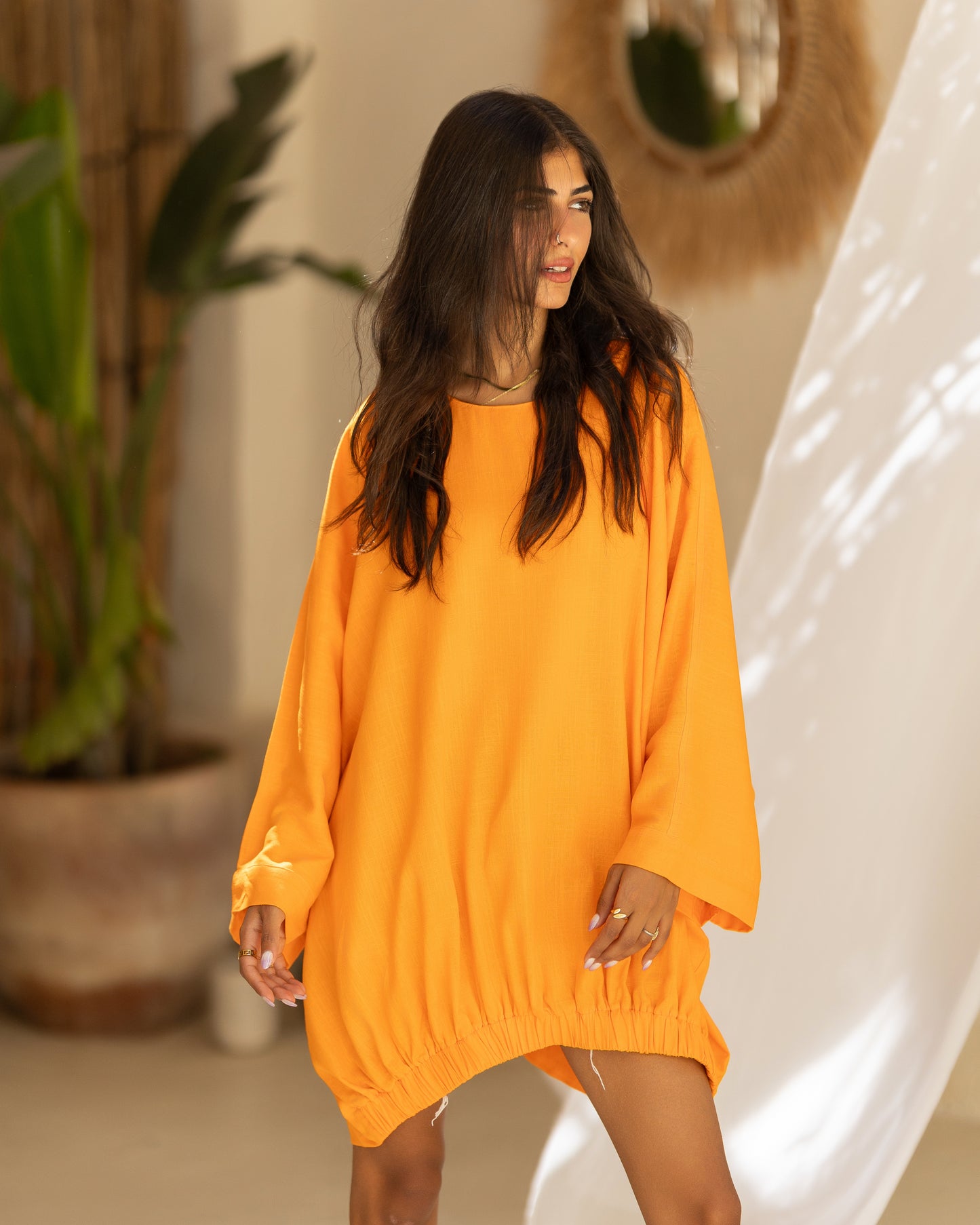 basic linen blouse