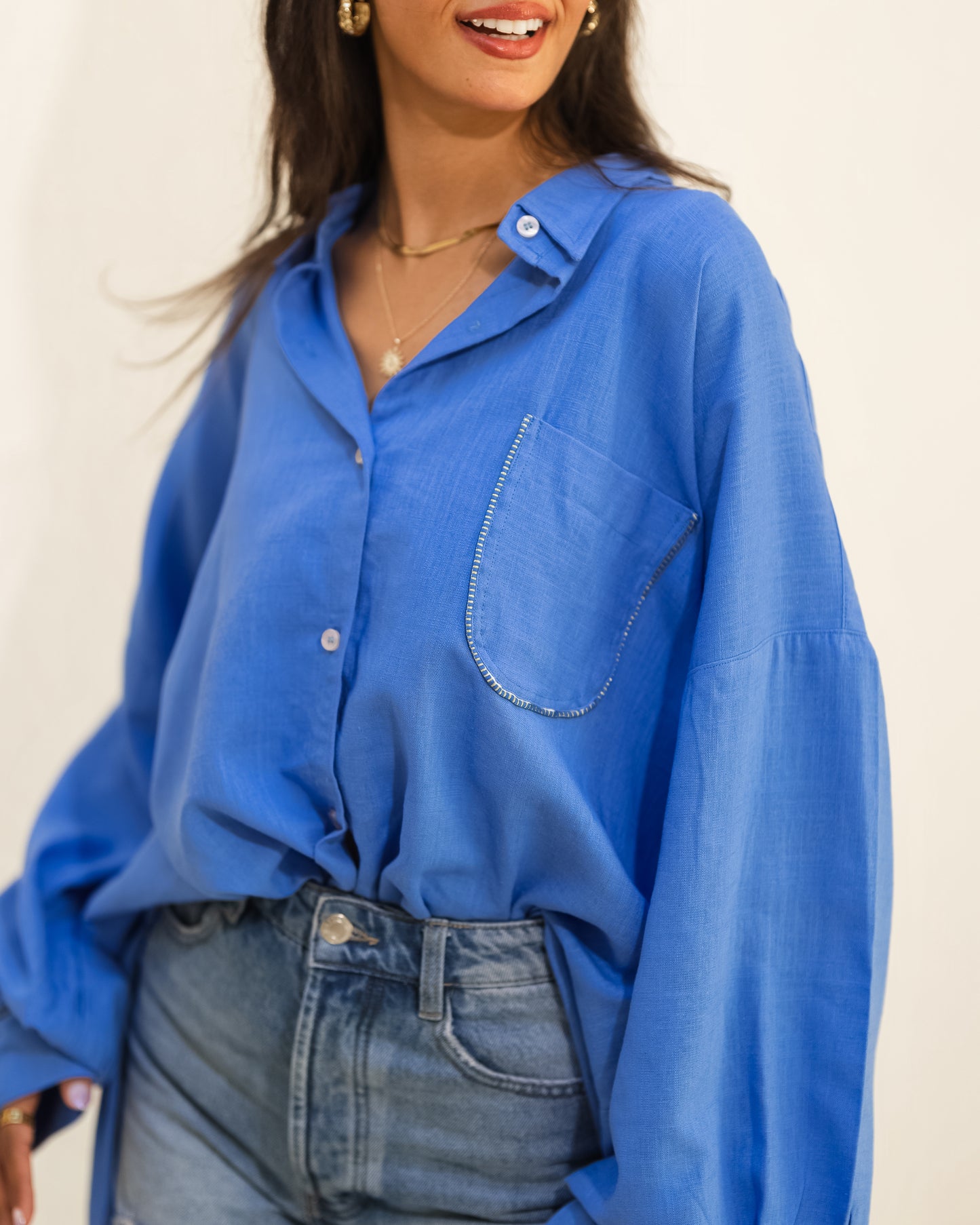 clona blue shirt