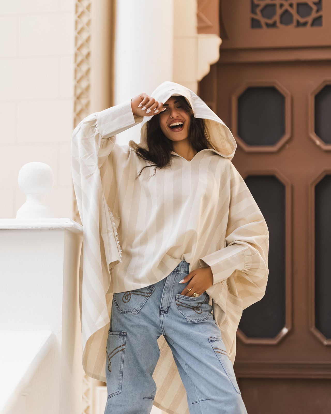 Morocco linen blouse