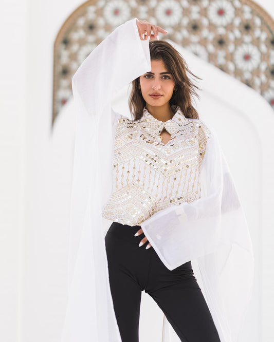 Indian gold voile