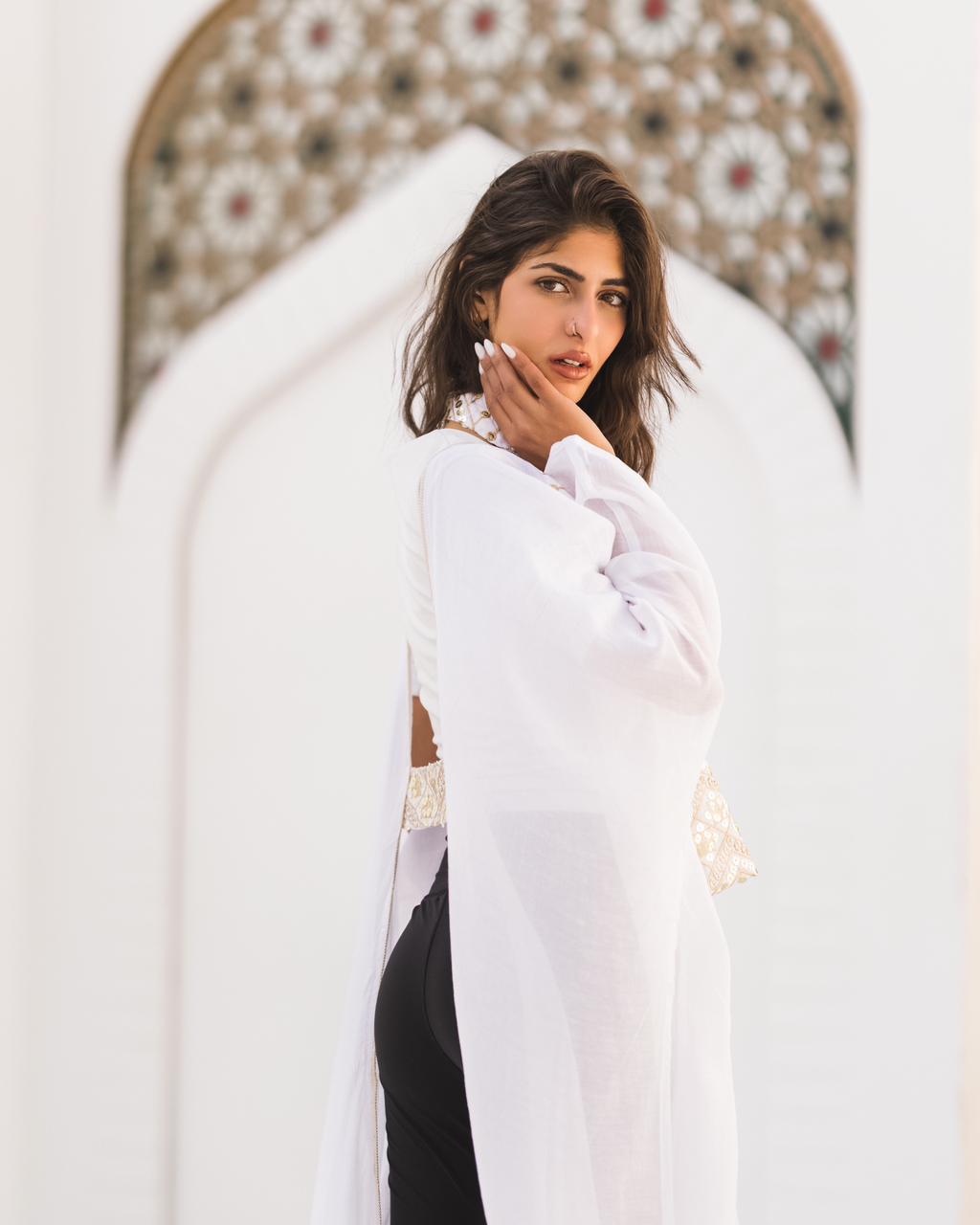 Indian gold voile