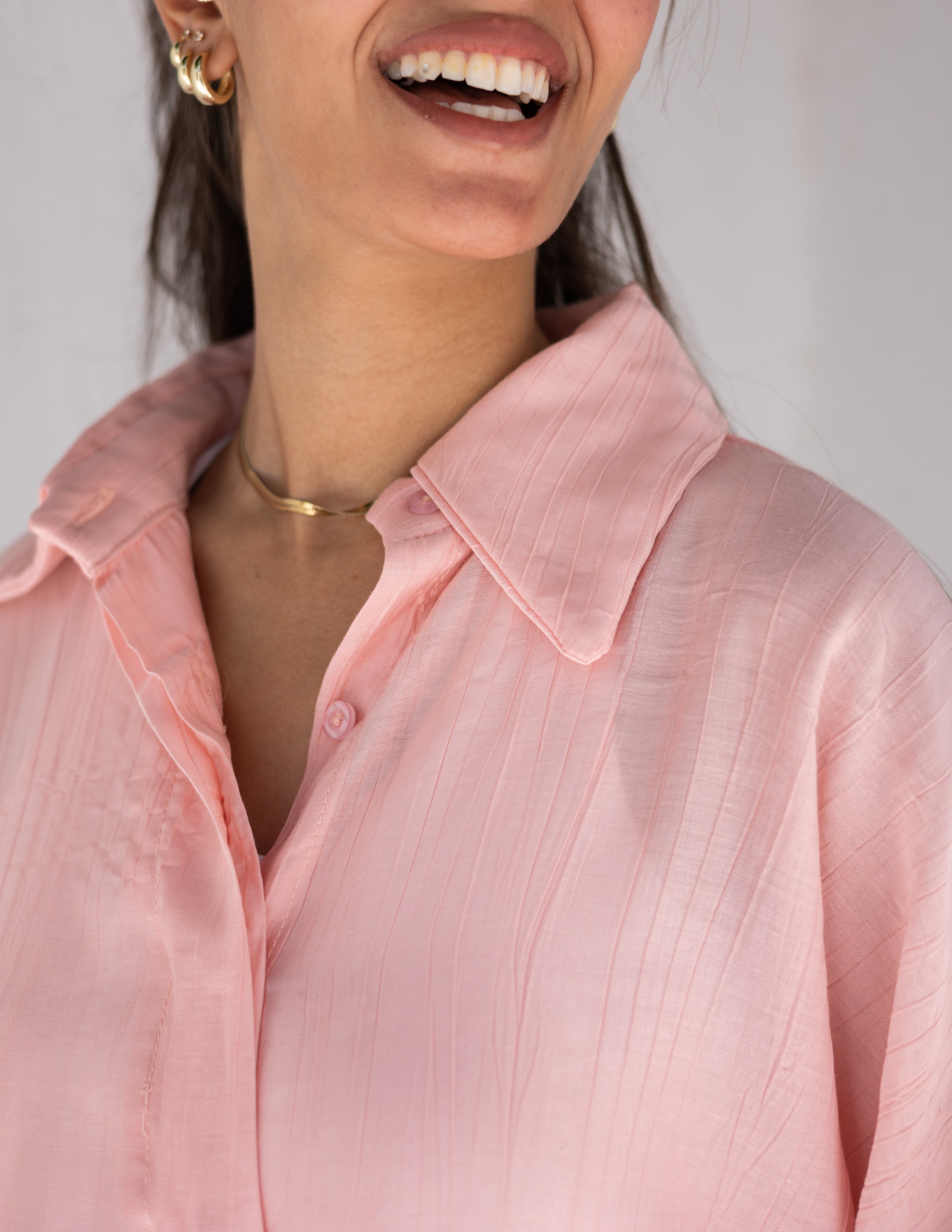 Crystal cuffs shirt
