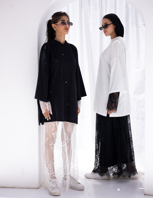 lace skirt