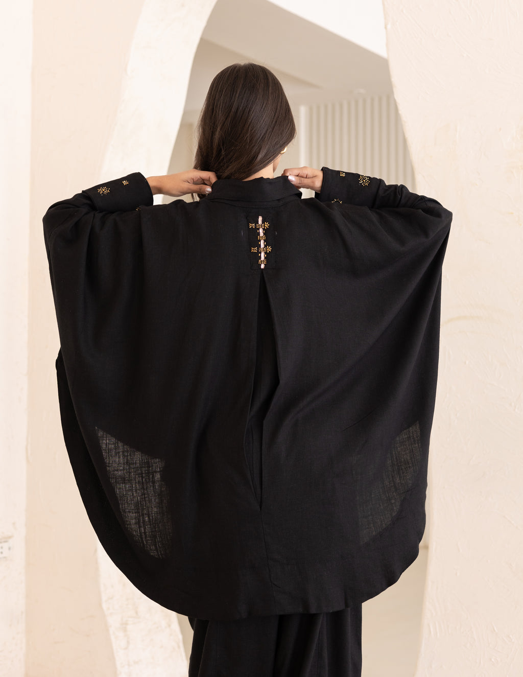 Black indian top