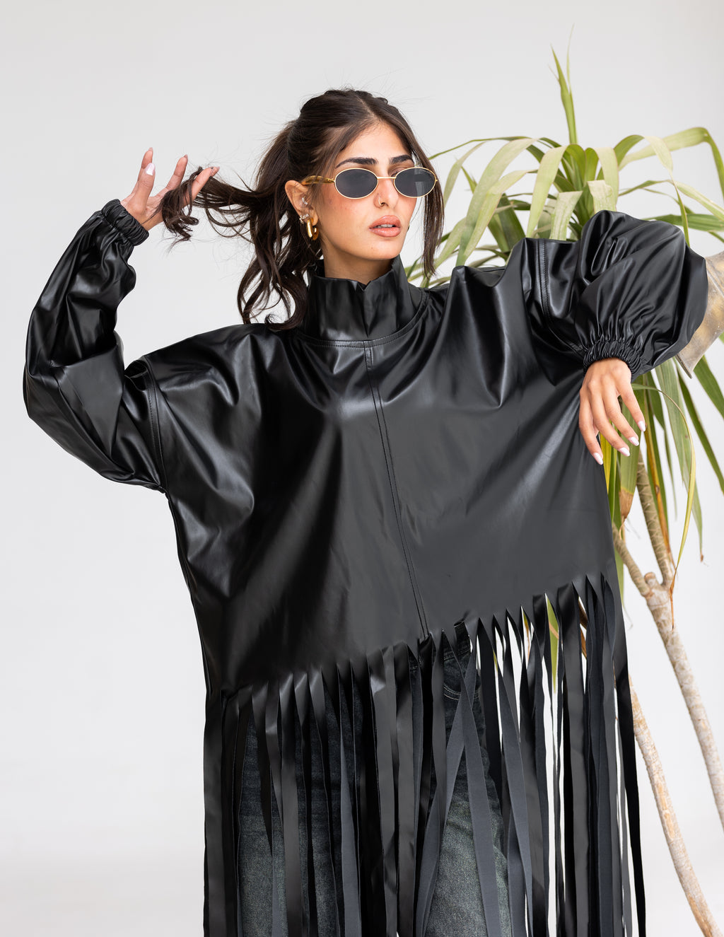 Leather fringes