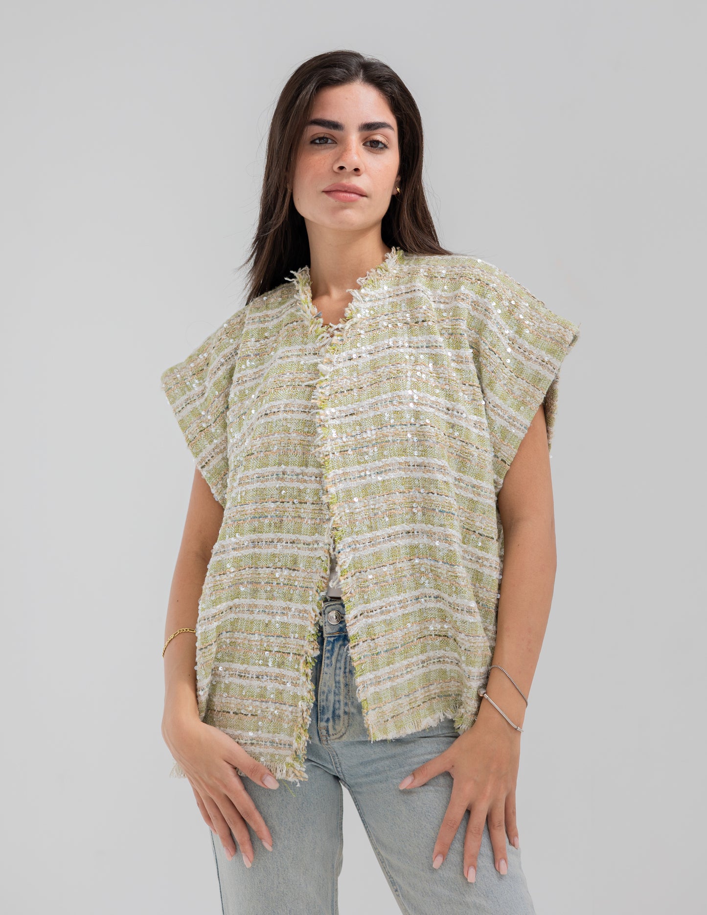 tweed vest