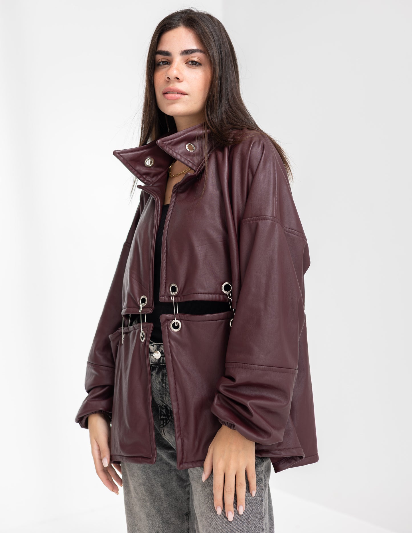 eyelits leather