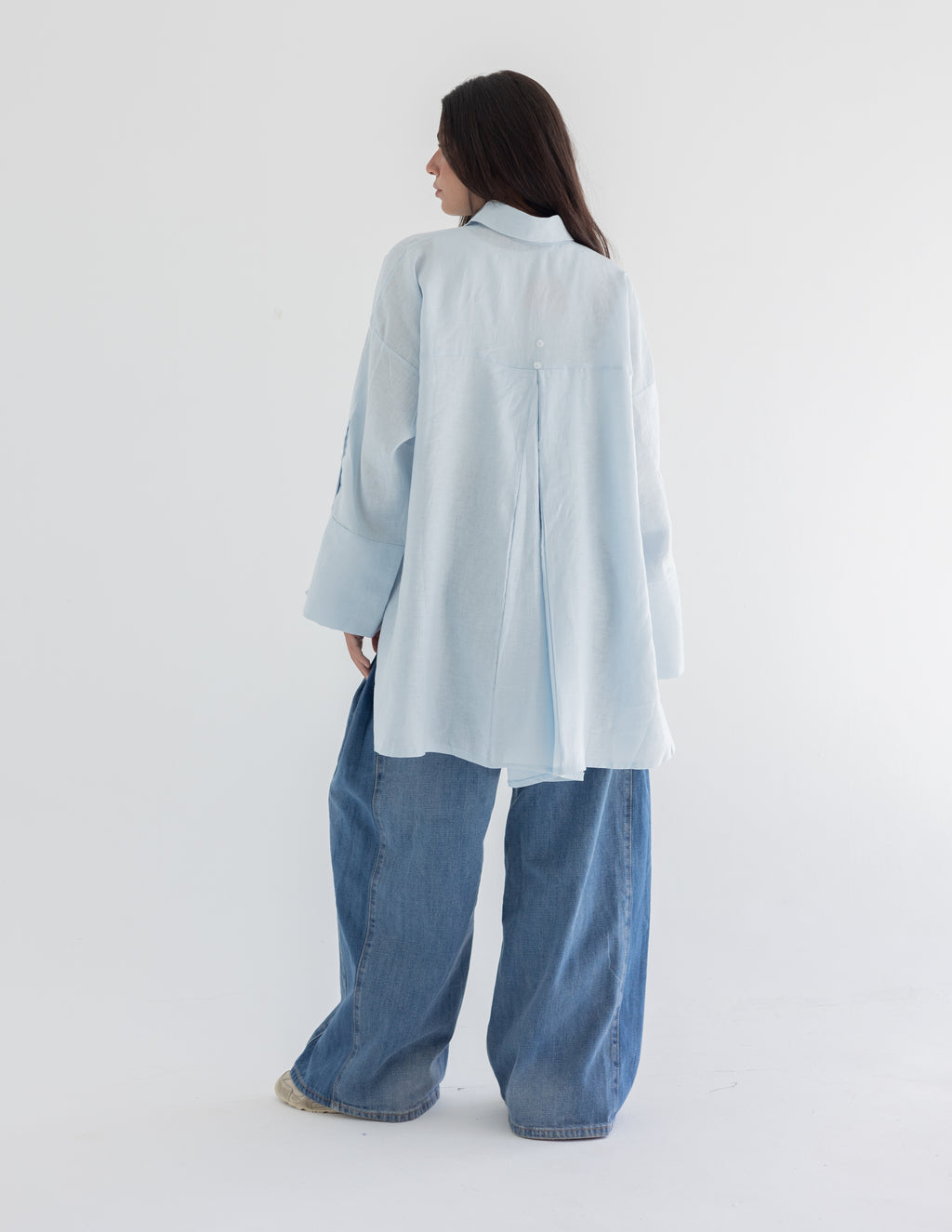 Big cuff linen shirt