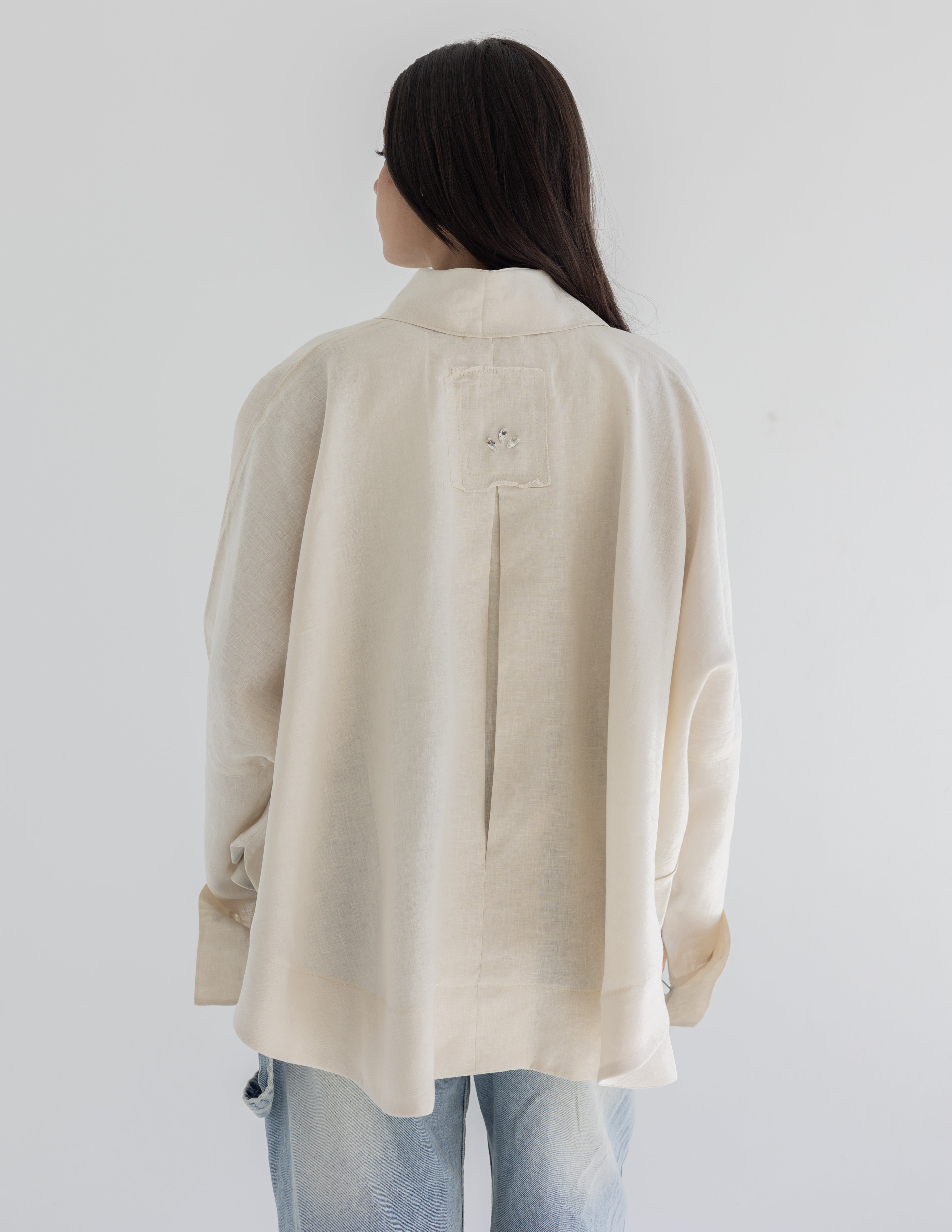 Crystal pins shirt