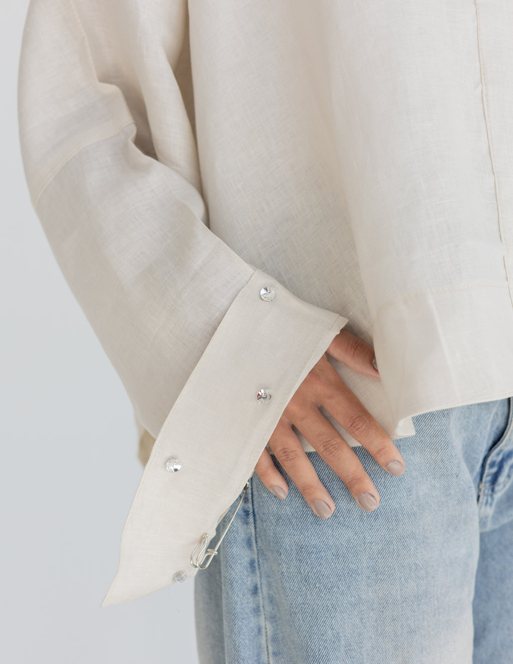 Crystal pins shirt