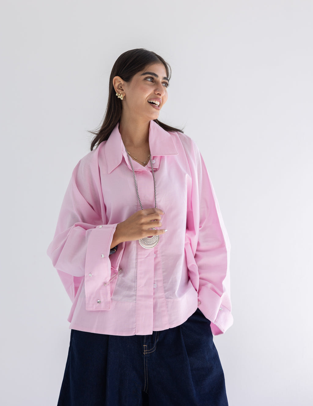 Crystal pins shirt