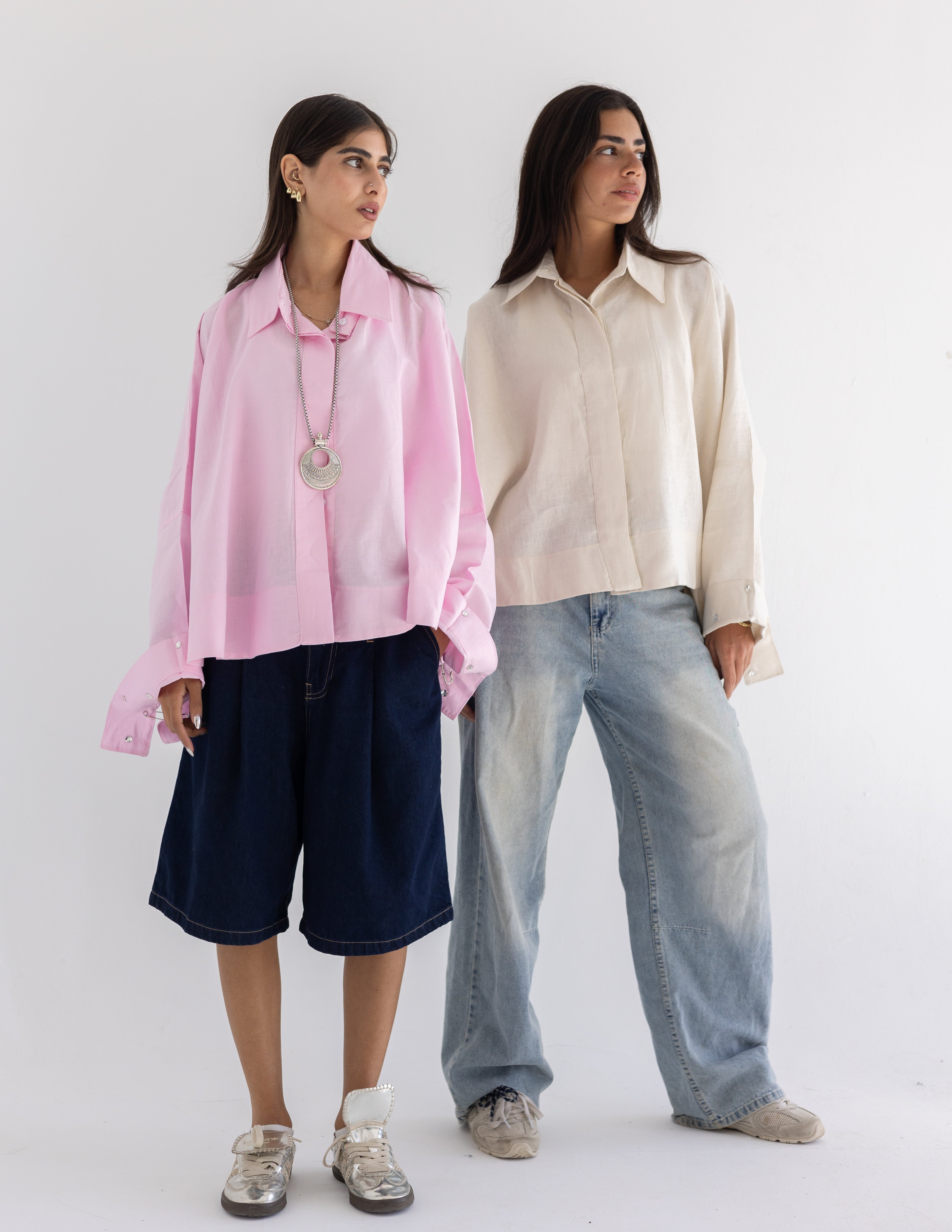 Crystal pins shirt