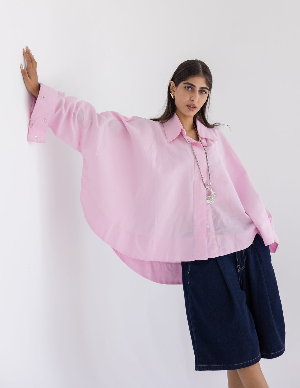 Crystal pins shirt