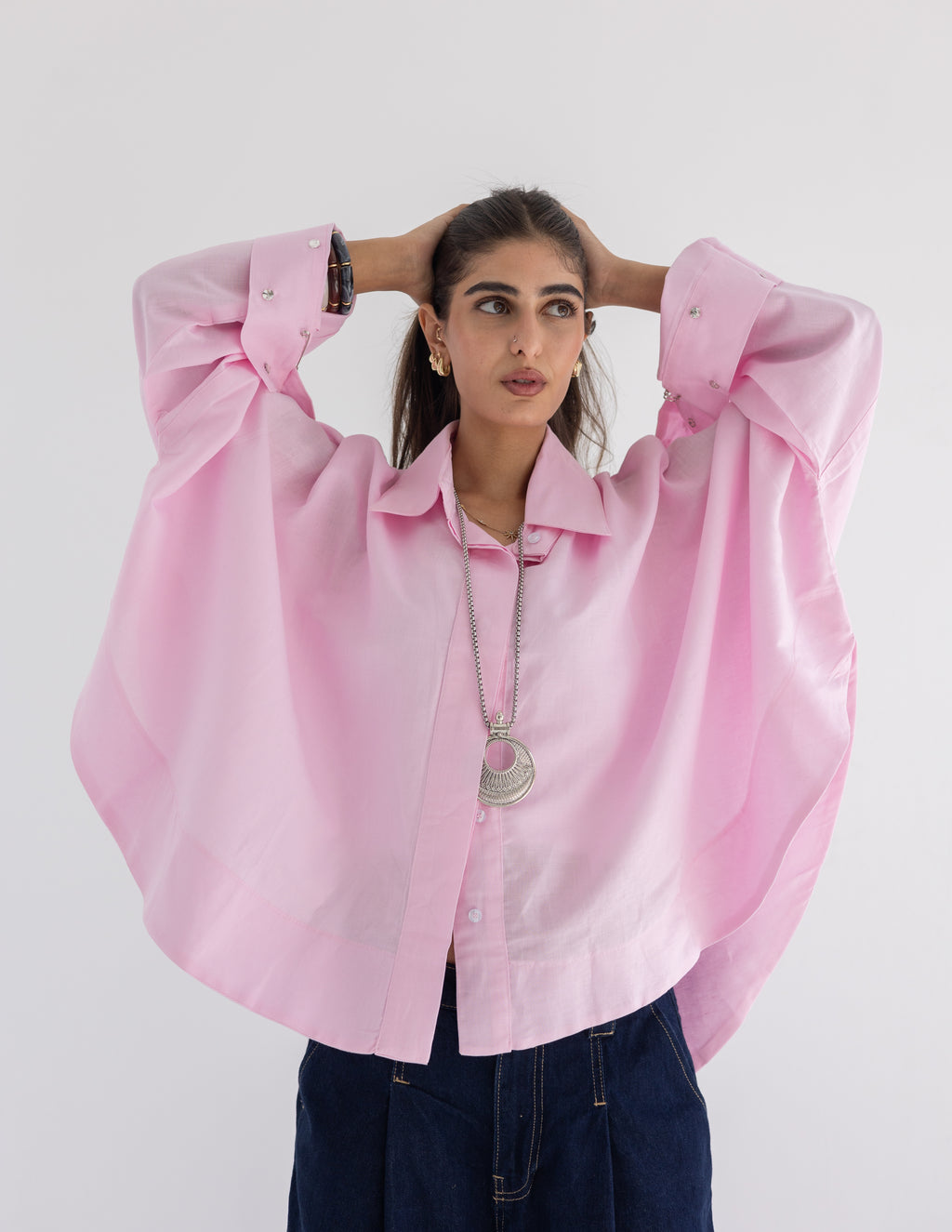 Crystal pins shirt