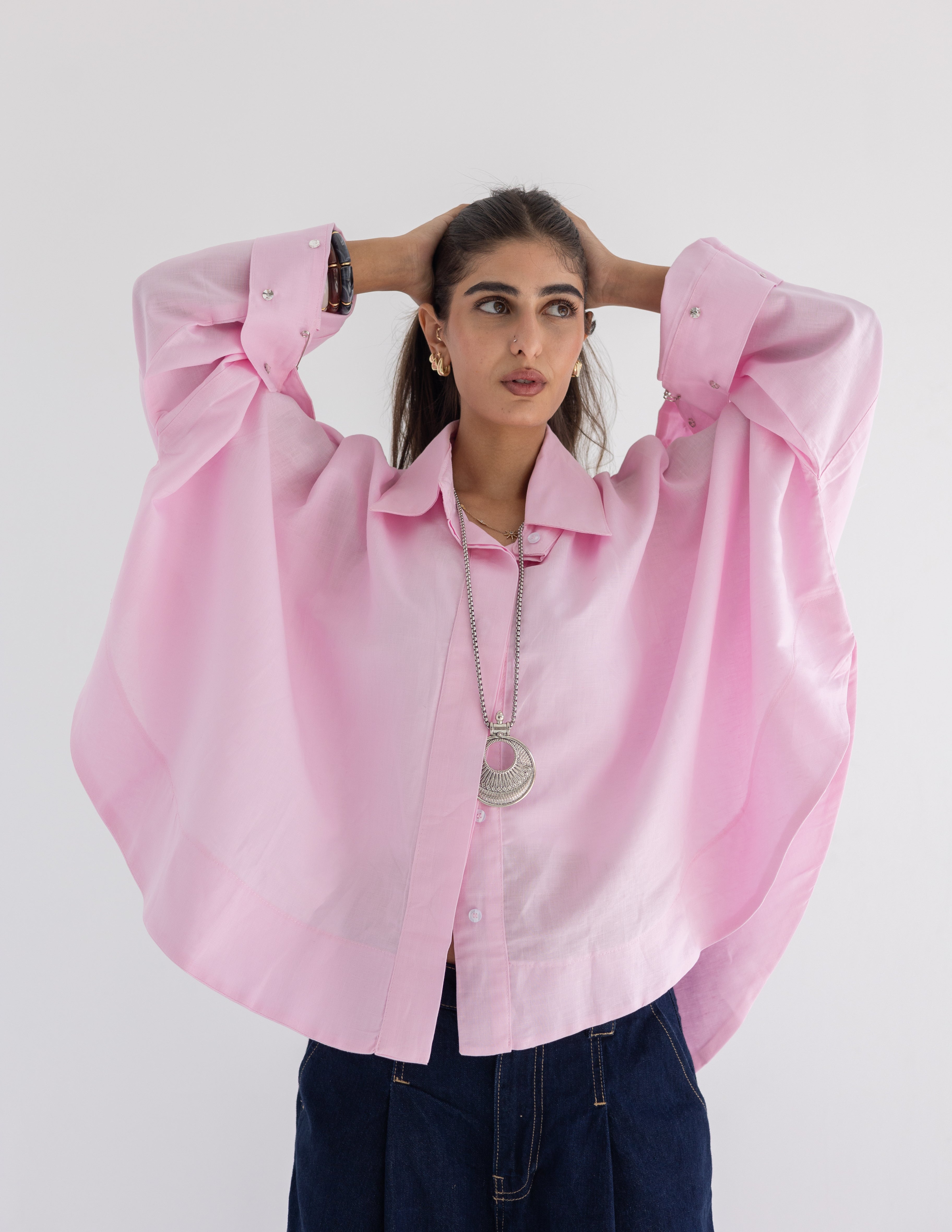 Crystal pins shirt