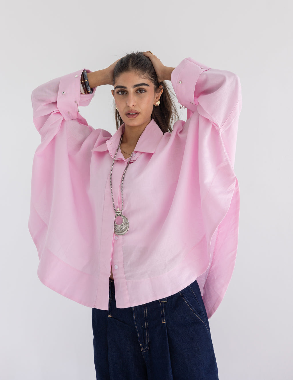 Crystal pins shirt