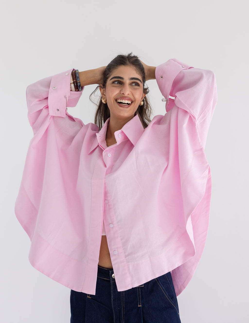 Crystal pins shirt