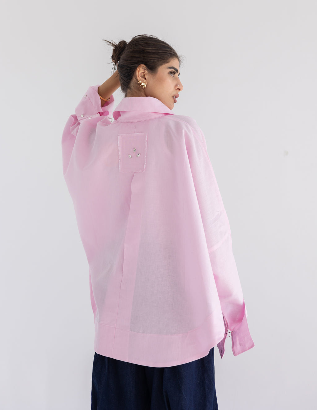 Crystal pins shirt
