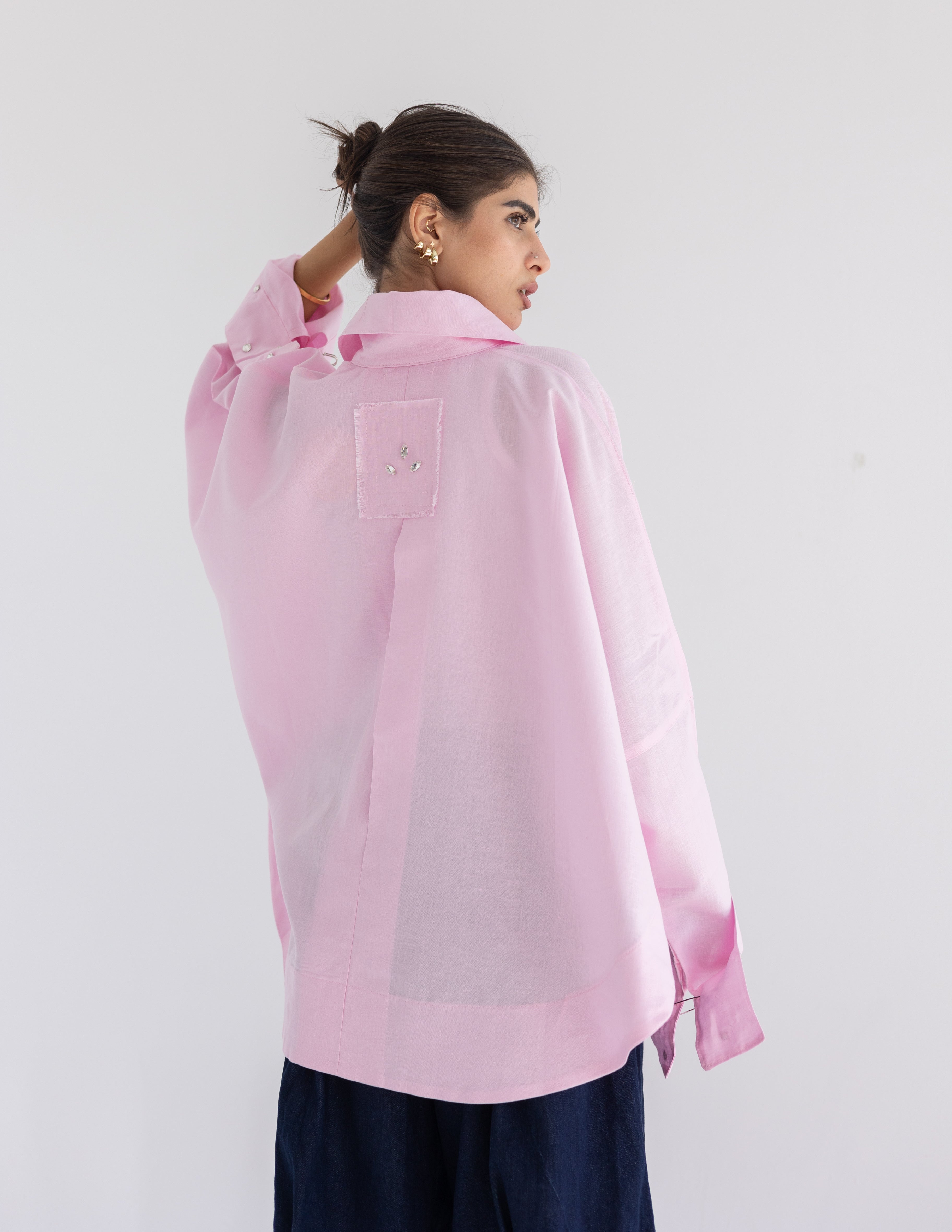 Crystal pins shirt