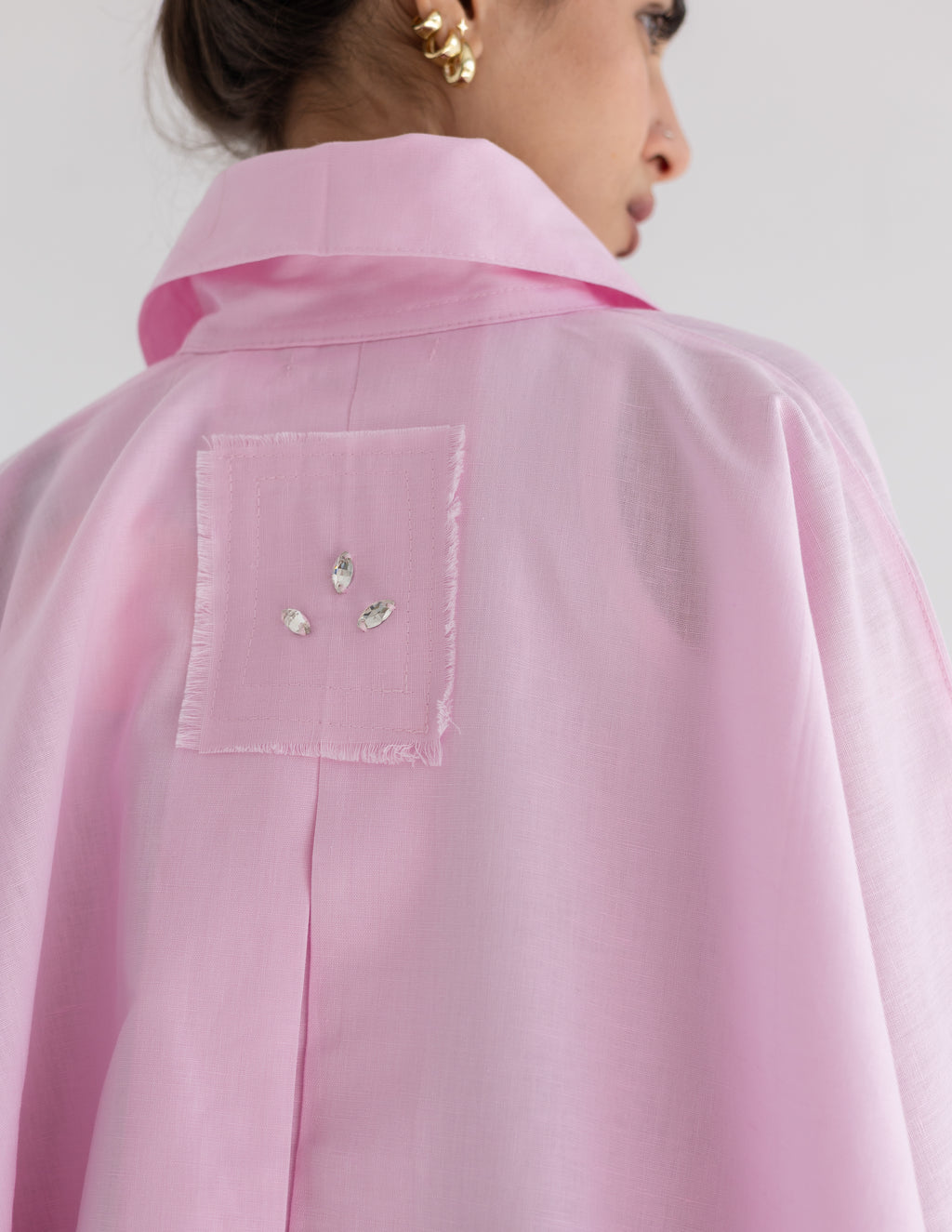 Crystal pins shirt