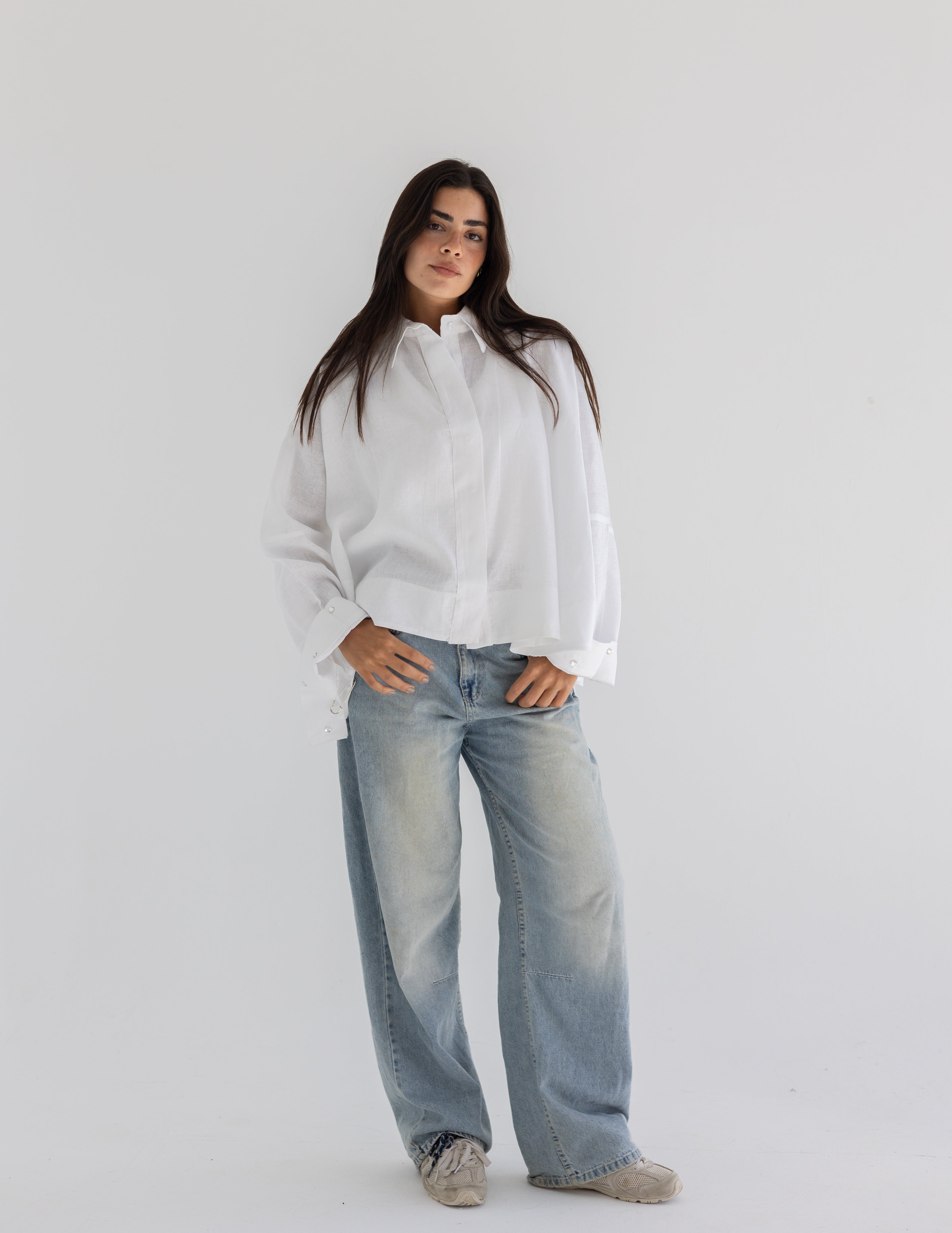 Crystal pins shirt