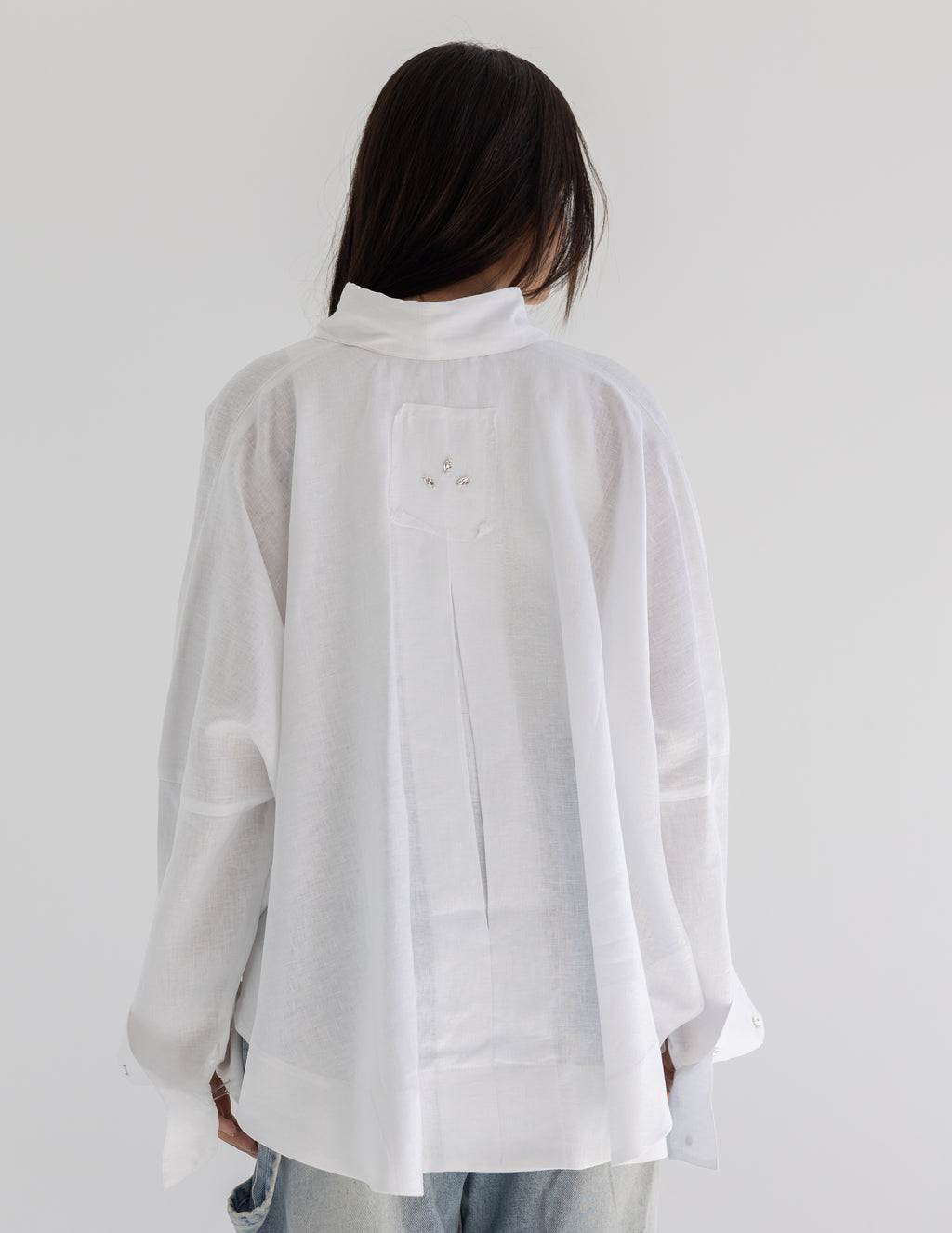 Crystal pins shirt