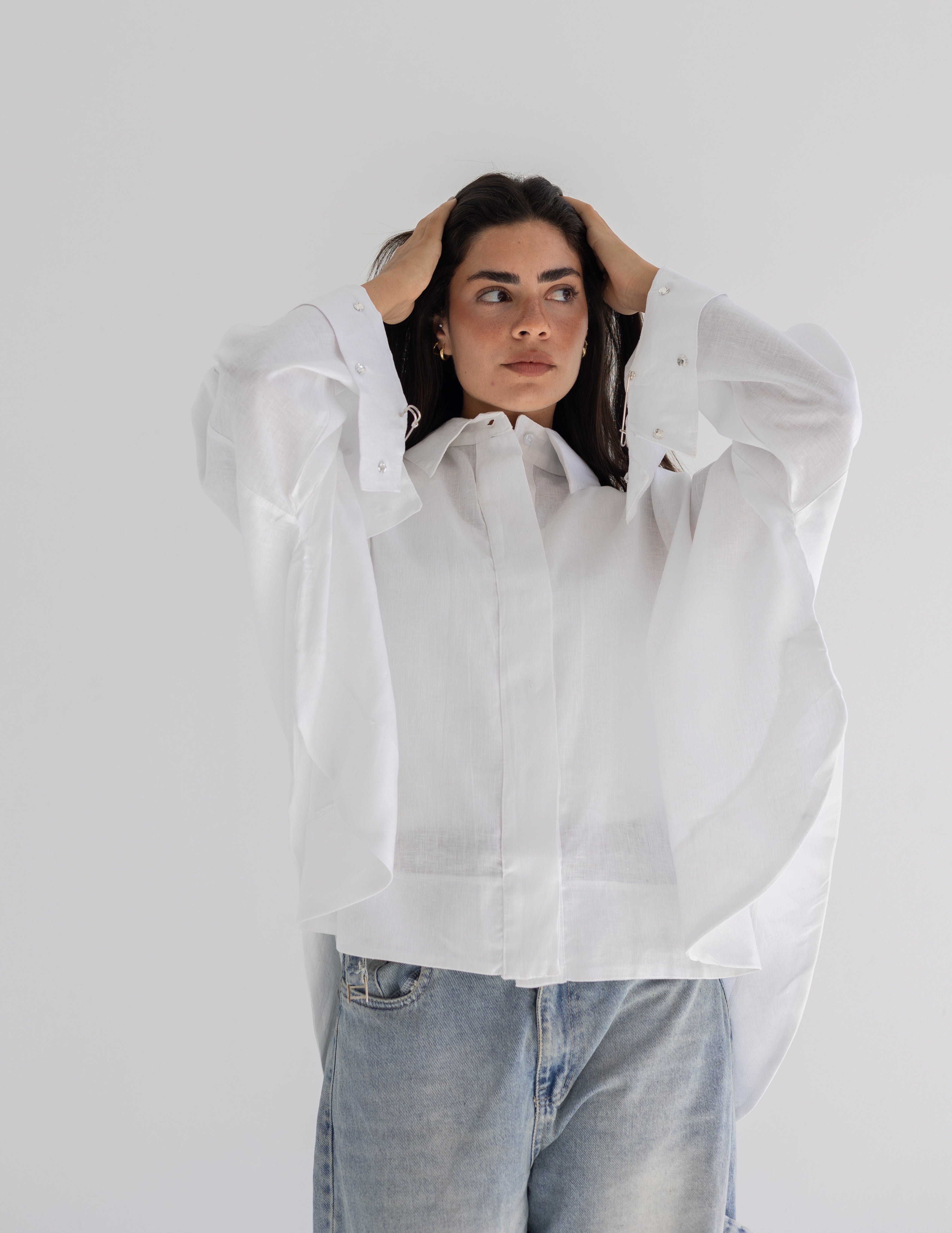 Crystal pins shirt