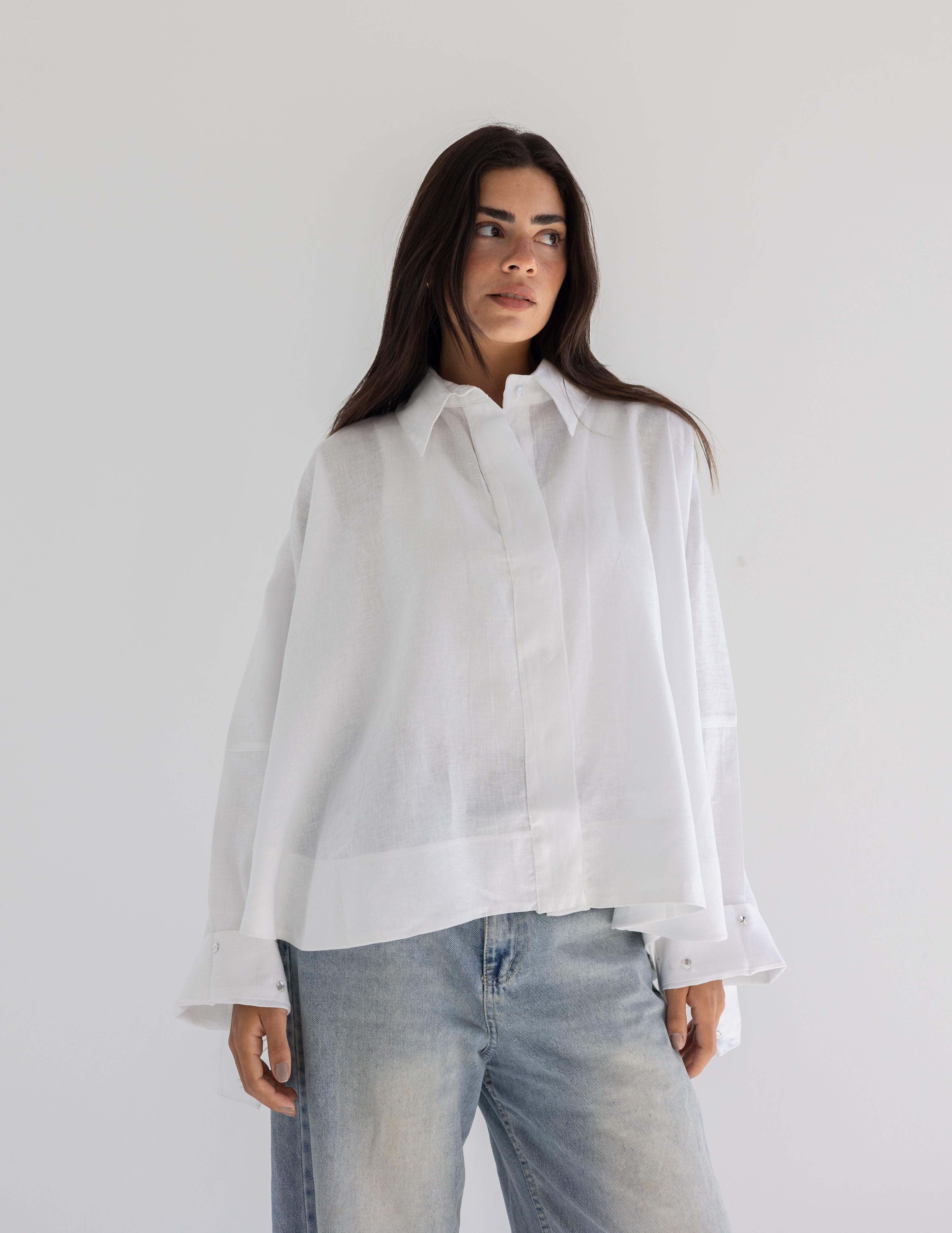 Crystal pins shirt