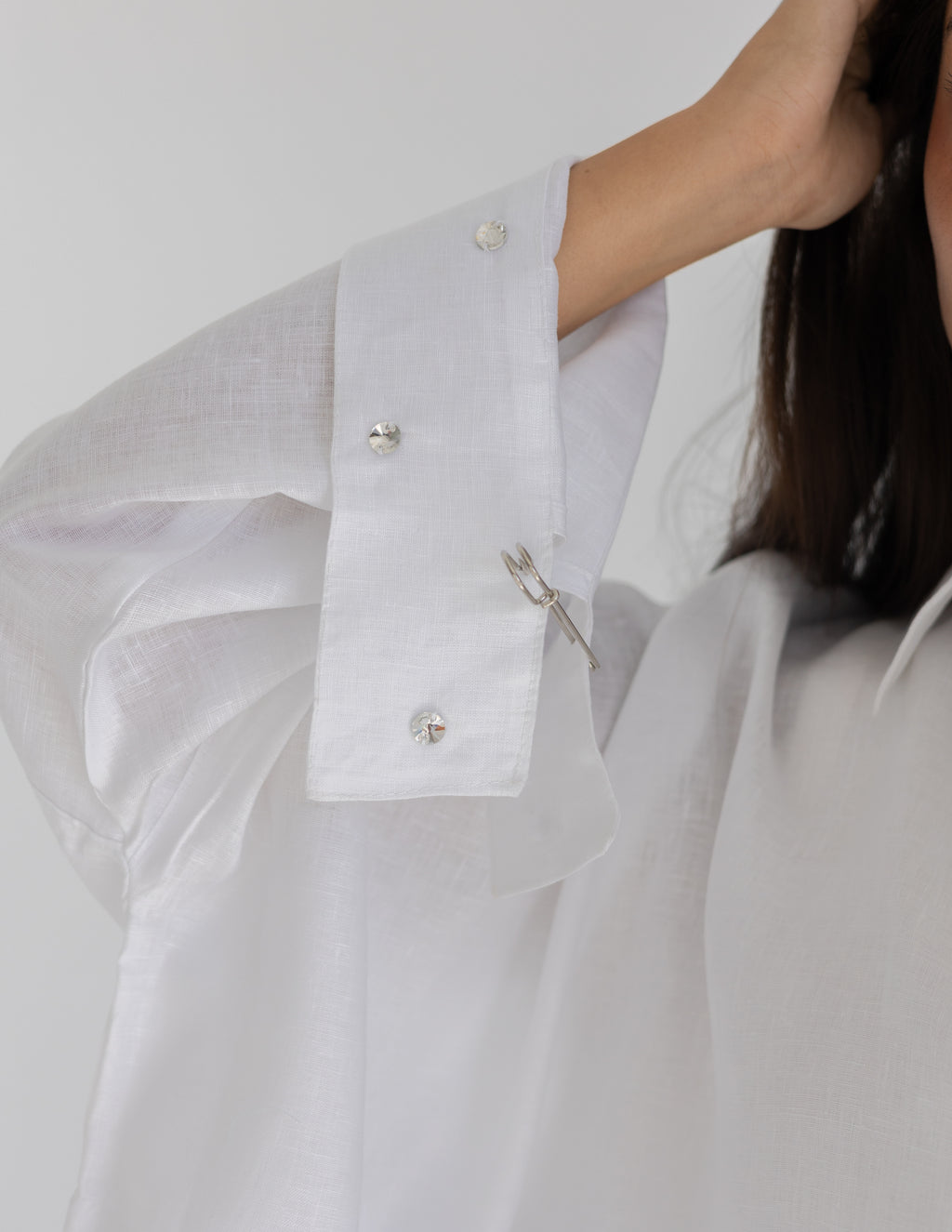 Crystal pins shirt