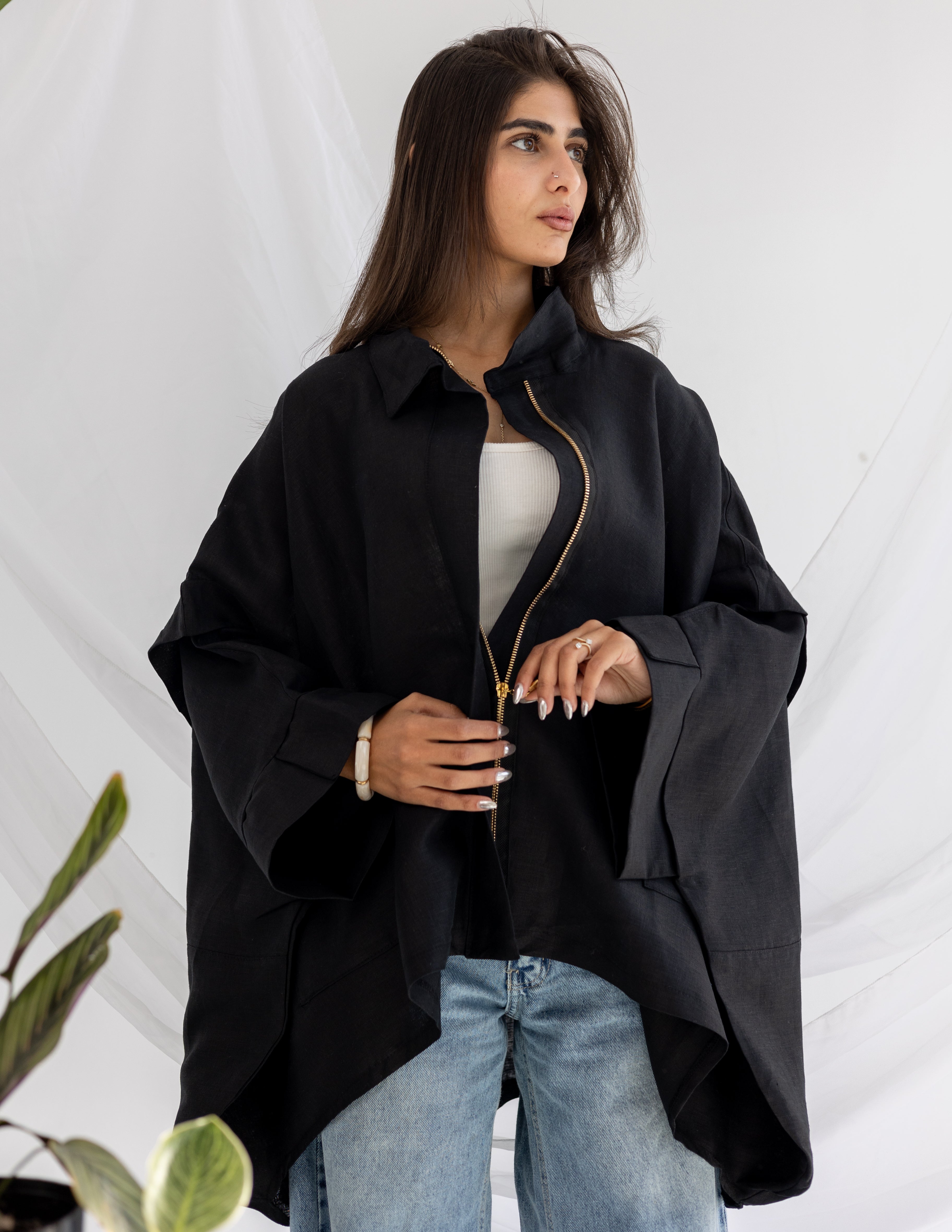 Linen fly cover