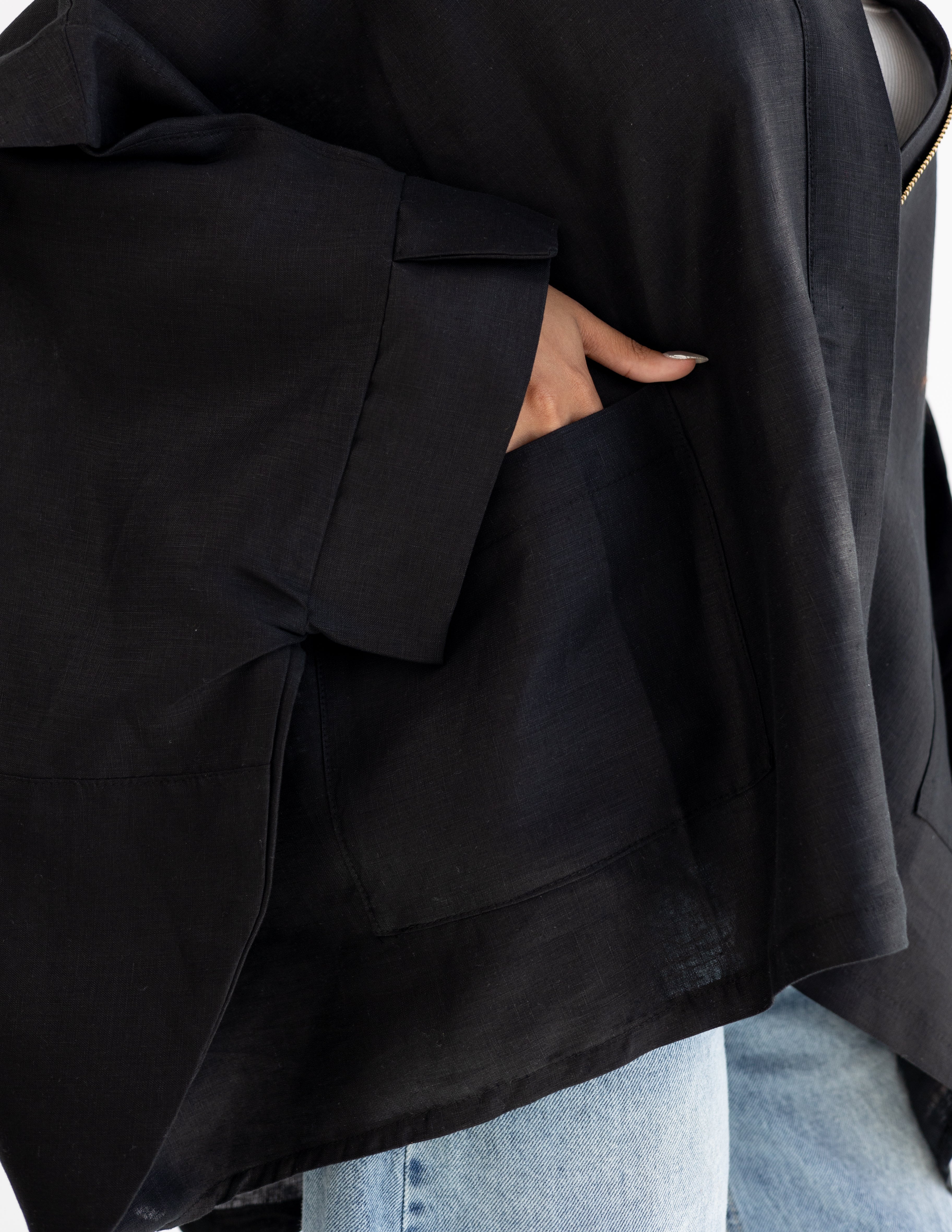 Linen fly cover