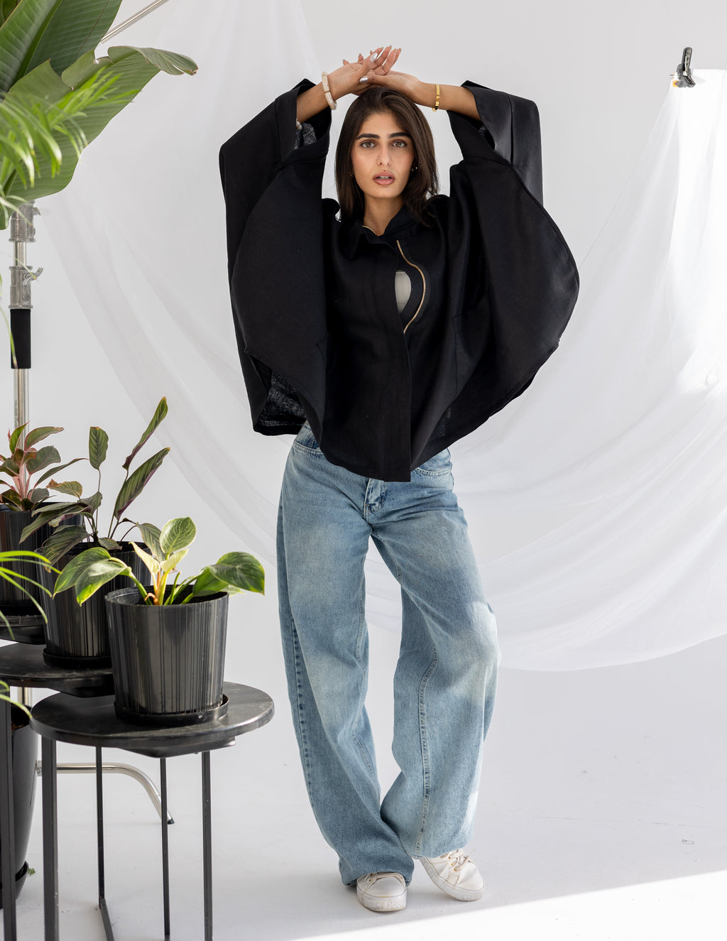 Linen fly cover