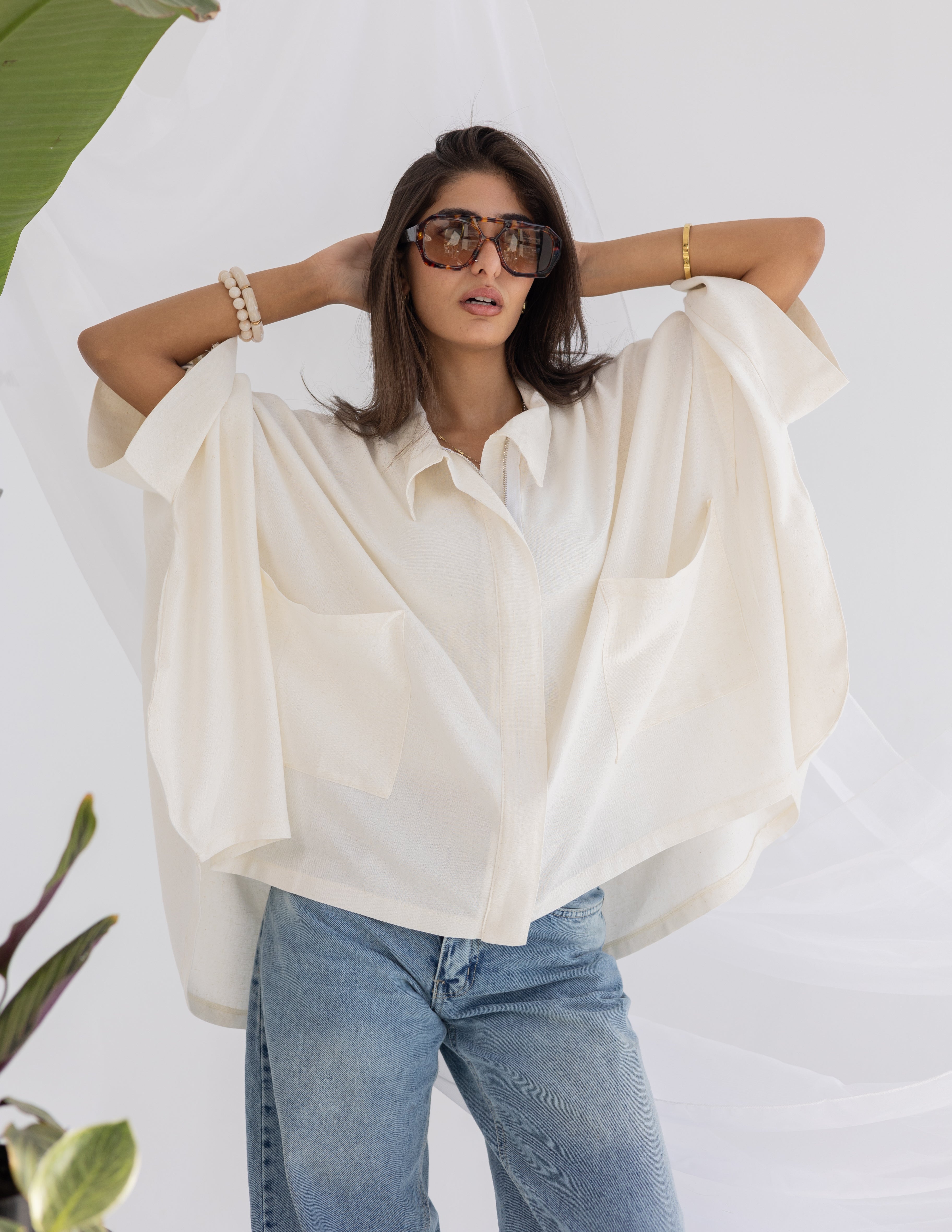 Linen fly cover