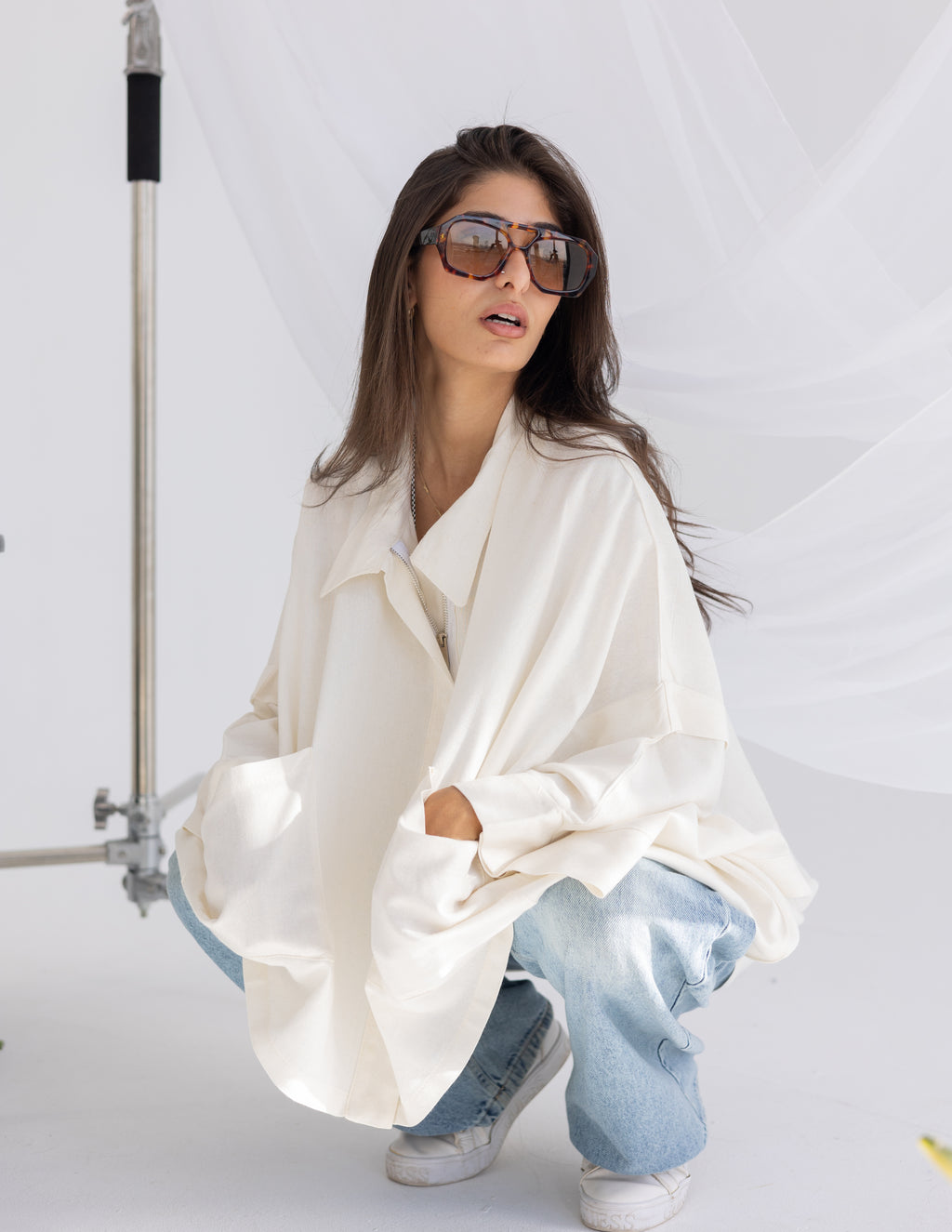 Linen fly cover