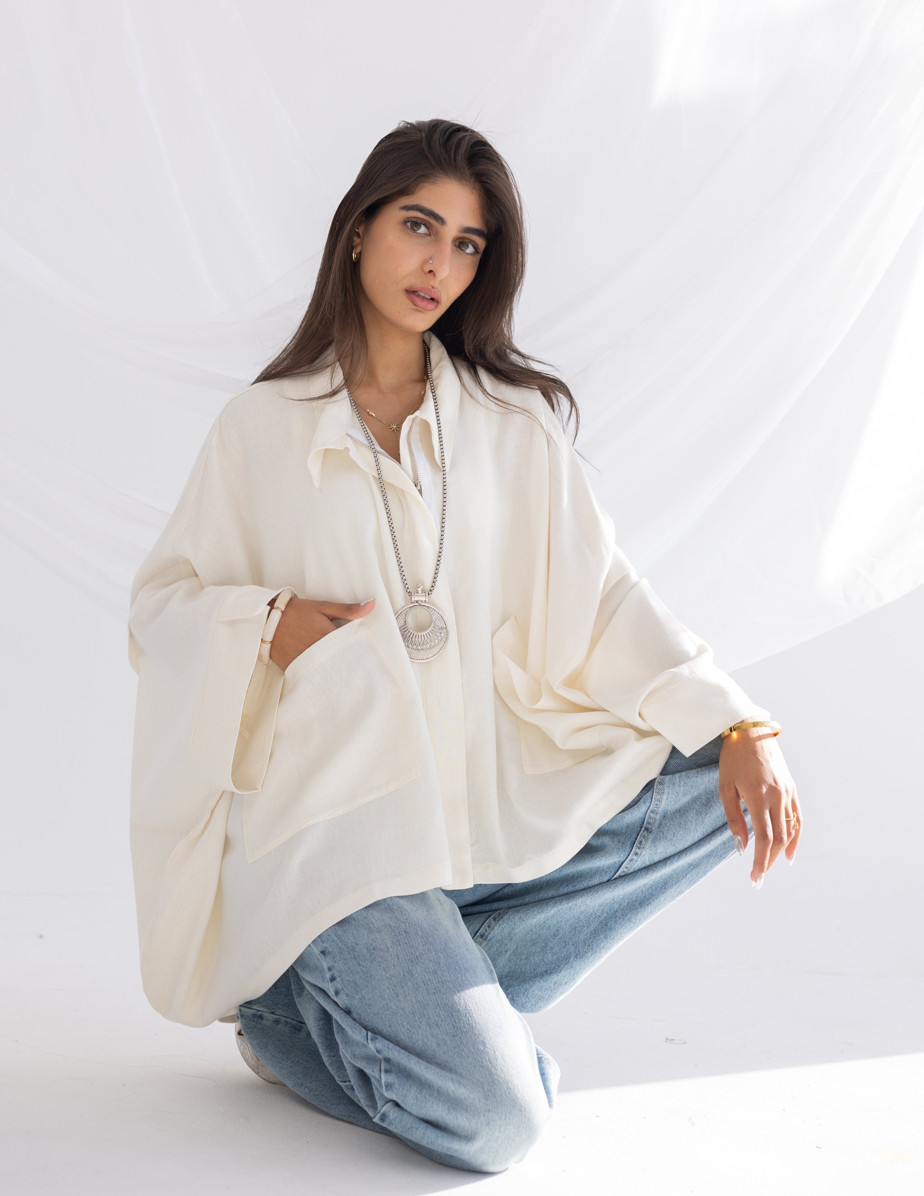 Linen fly cover