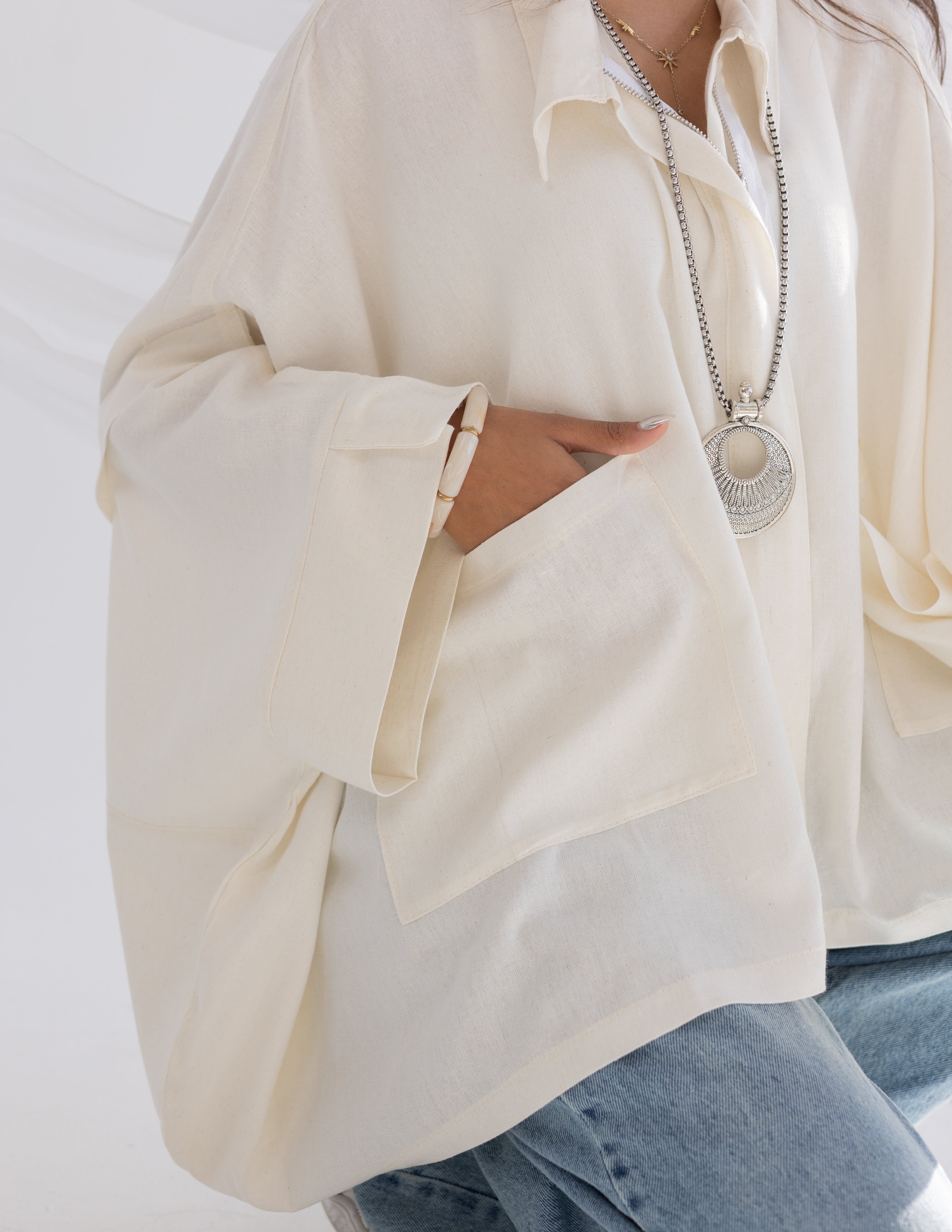 Linen fly cover